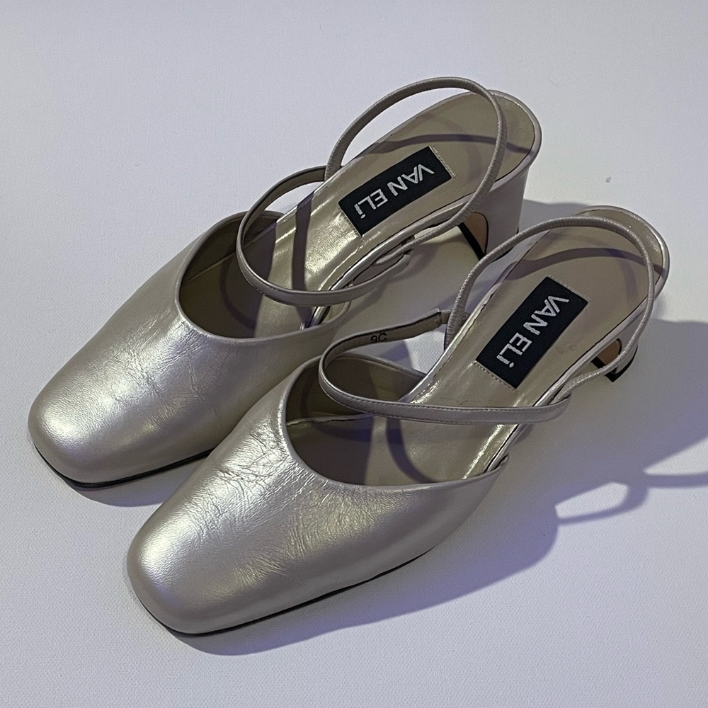 VANELi Pearl Square Toe Heel Pumps Size 9